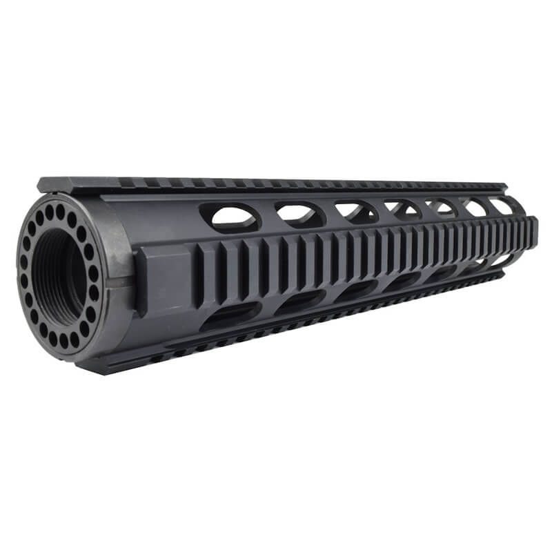 Handguard externo JS tático flutuante preto 311mm