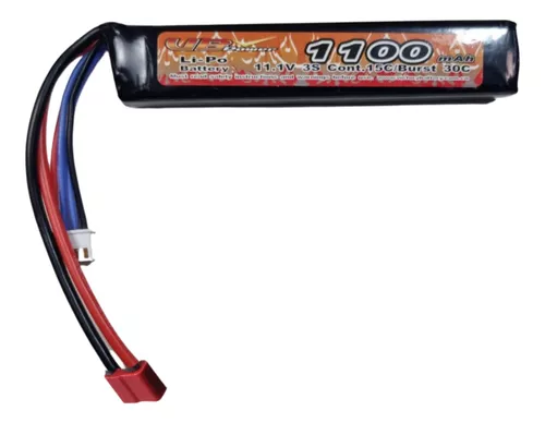 Bateria LIPO 11.1v 1100mah VBPower 15/30c