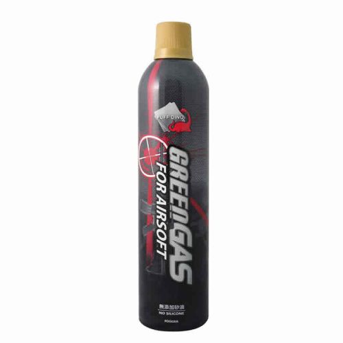 Gás verde Puff Dino DOURADO 12kg 600ml