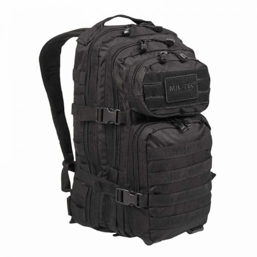MOCHILA TÁTICA MOLLE MIL-TEC US ATTACK PEQUENA 20L PRETA
