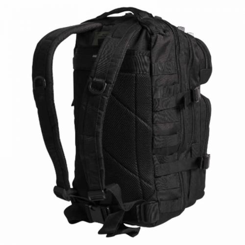MOCHILA TÁTICA MOLLE MIL-TEC US ATTACK PEQUENA 20L PRETA