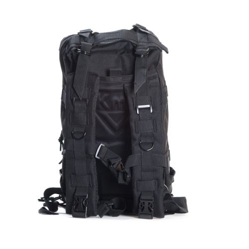 MOCHILA TÁTICA MOLLE COMBAT ZONE COMPACTA ASSALTO 25L PRETA