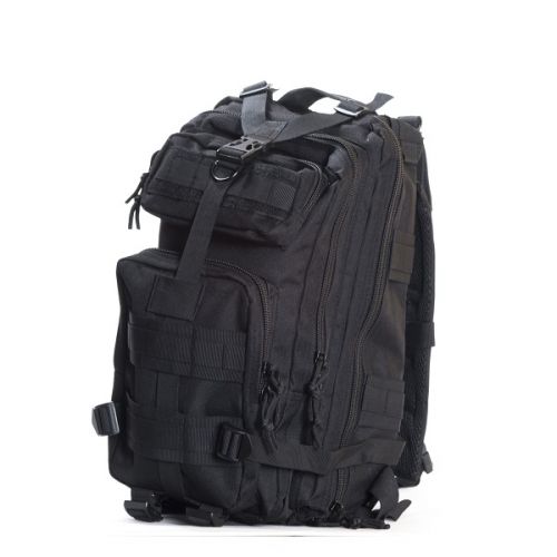 MOCHILA TÁTICA MOLLE COMBAT ZONE COMPACTA ASSALTO 25L PRETA
