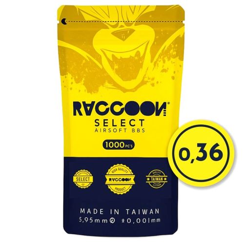 Bbs 0,36g Raccoon Select 1000Bbs