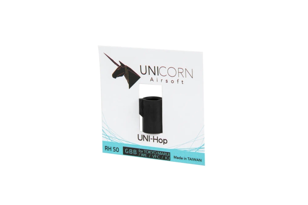 Borracha interna vsr unicorn airsoft hop-up bucking preto 50º