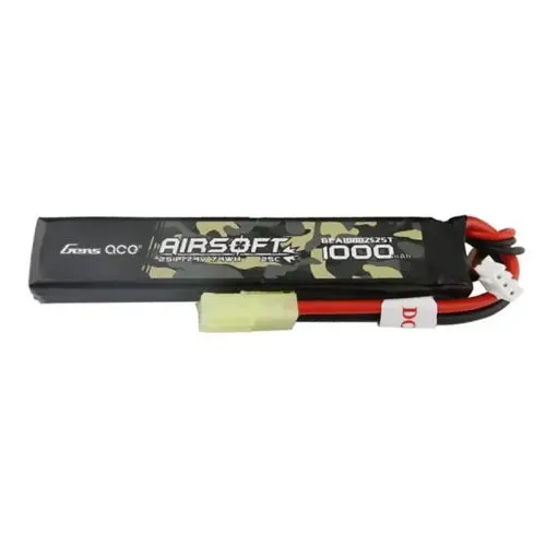 Bateria lipo stick gens ace 1000mah 7,4v 25c