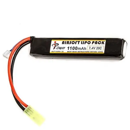 Bateria lipo stick ipower 1100mah 7,4v 20c