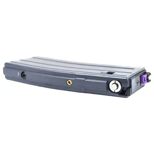 Carregador réplica lowcap m4 gbb cyma cgs mws 30 bbs preto