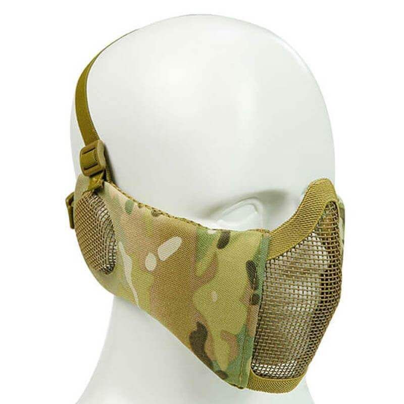 Máscara de proteção de malha/tecido multicam estilo Wosport Starker V