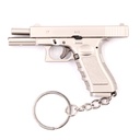 porta chaves G17 7 CM PRATA