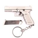 porta chaves G17 7 CM PRATA