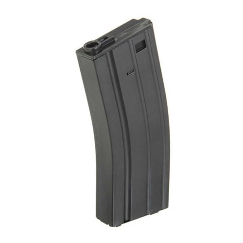 Mid cap de metal M4 Cyma de média capacidade, 150 BBs, preto