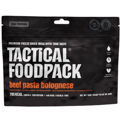 Tactical Foodpack Grande Porção Esparguete à Bolonhesa