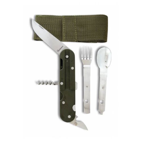 Faca multiuso, Albainox, aço inoxidável,8.9 cm, para camping