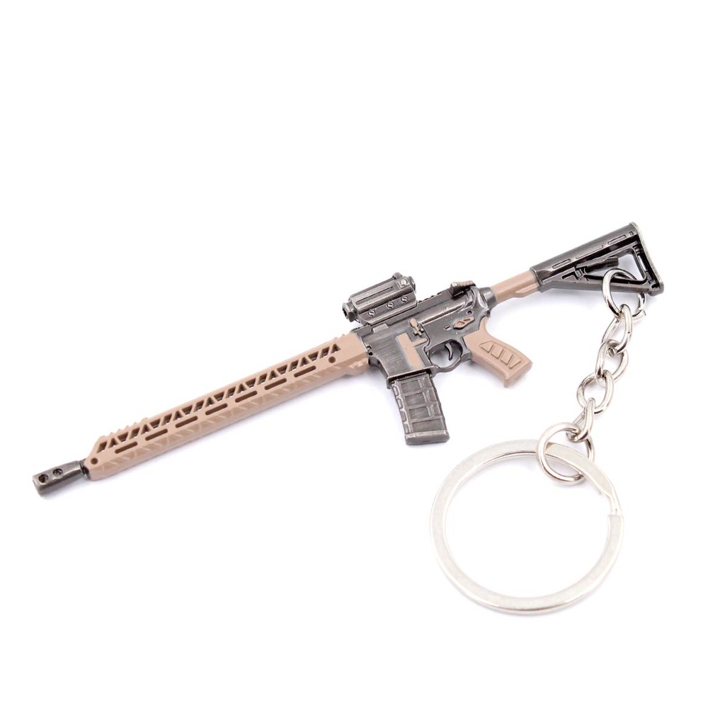 Porta-chaves MK107 RIFLE 9CM PRETO/TAN