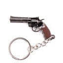 Porta-chaves 5cm MG357 REVOLVER PRATA