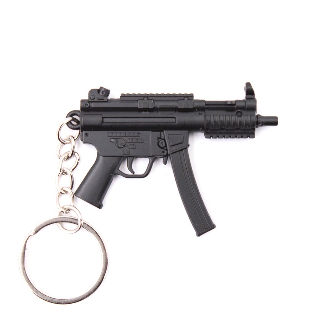 MP5K RIFLE Porta-chaves ​​6 CM PRETO