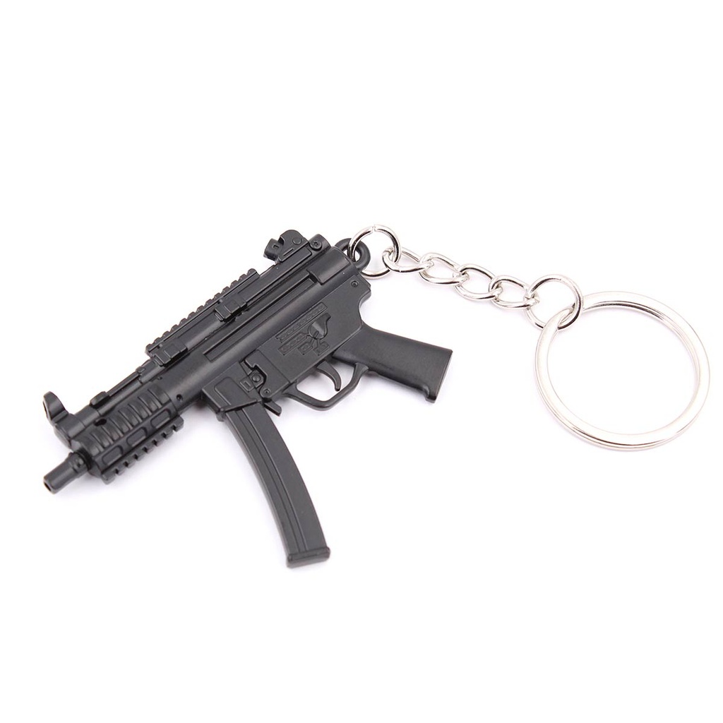 MP5K RIFLE Porta-chaves ​​6 CM PRETO