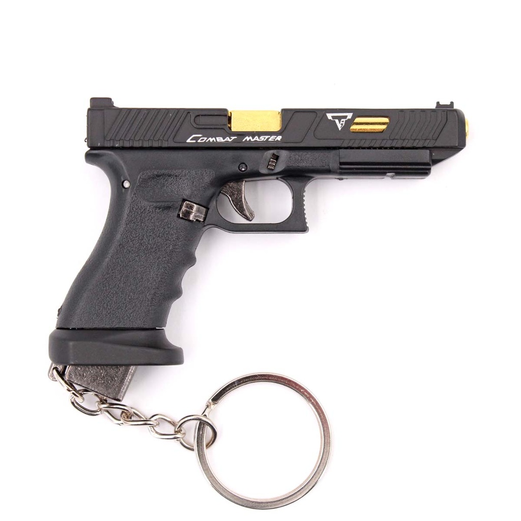 G34 GUN Porta-chaves ​​7,5 CM PRETO