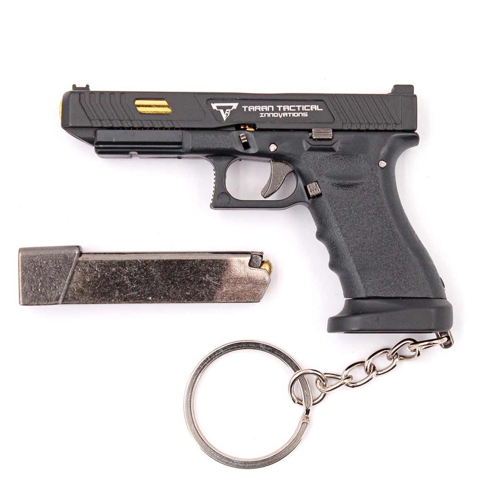 G34 GUN Porta-chaves ​​7,5 CM PRETO