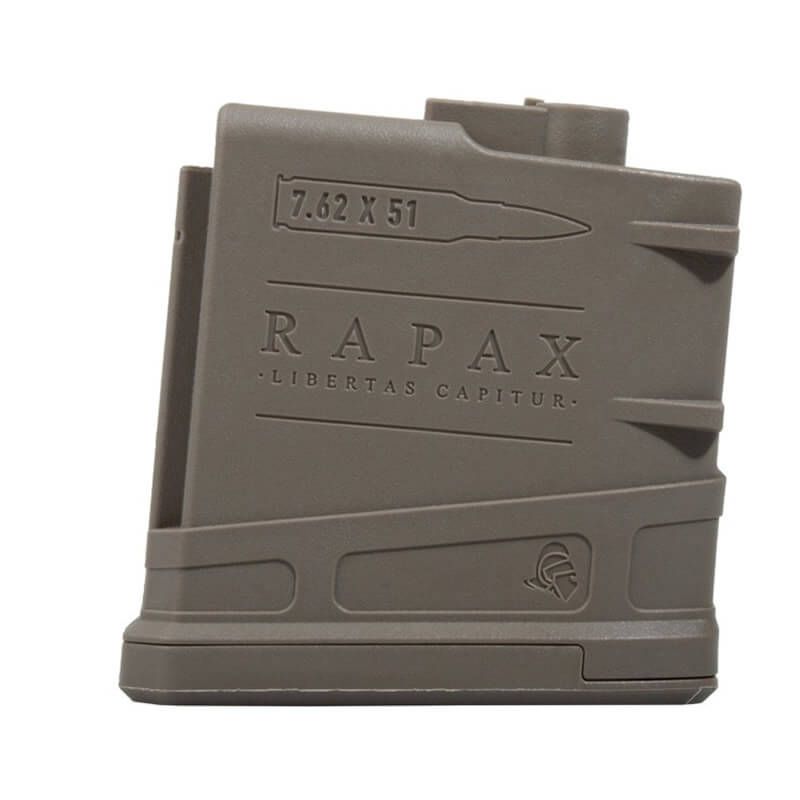 RĂ©plica carregador Midcap secutor Rapax polĂmero 50 bbs tan