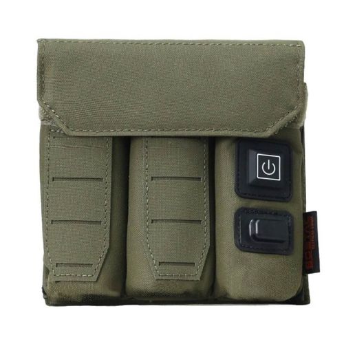 Bolsa tripla para carregador de pistola com sistema de aquecimento Ranger Green
