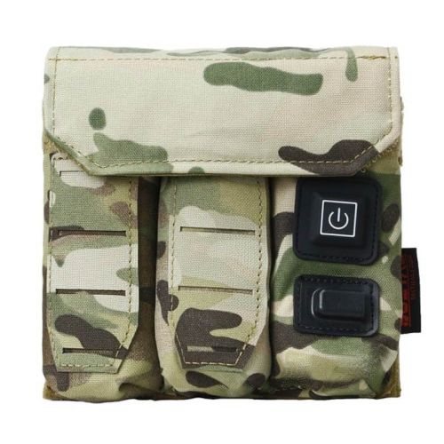 Bolsa para carregador de pistola tripla com sistema de aquecimento multicam