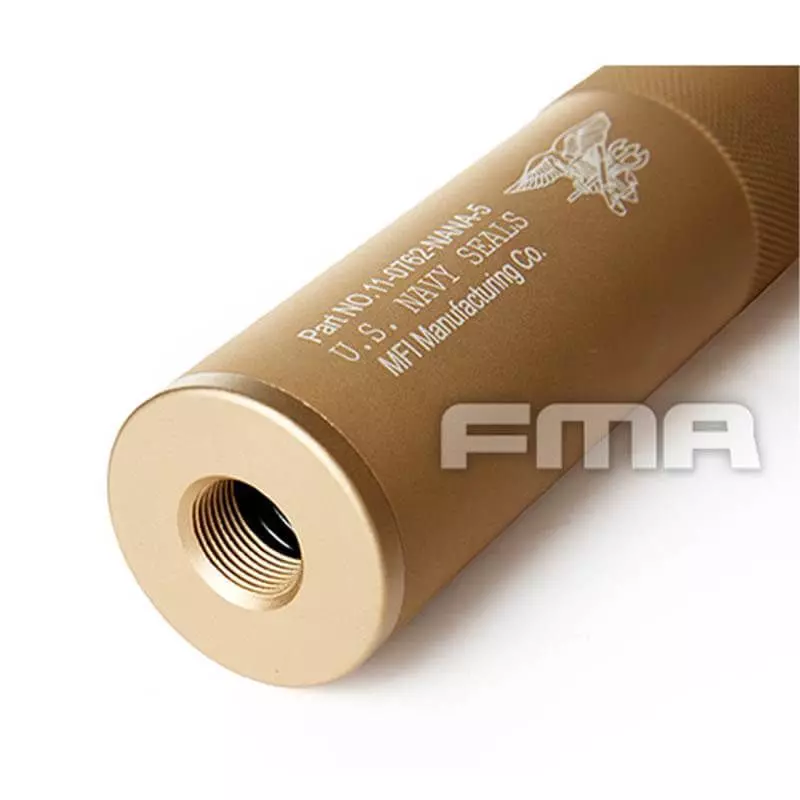Silenciador longo externo FMA NAVY FORCE TAN