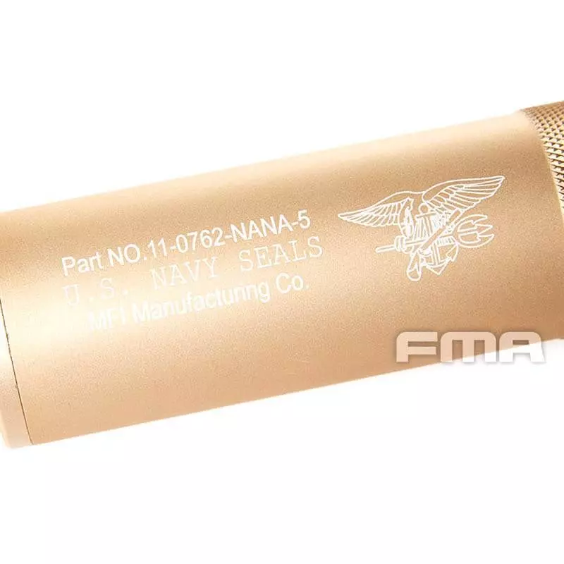 Silenciador longo externo FMA NAVY FORCE TAN