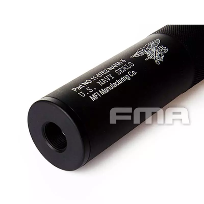 Silenciador longo externo FMA PRETO