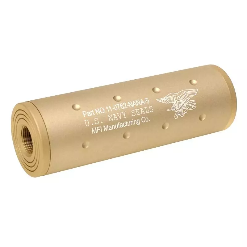 Silenciador externo curto STUBBY FMA Navy Seals TAN
