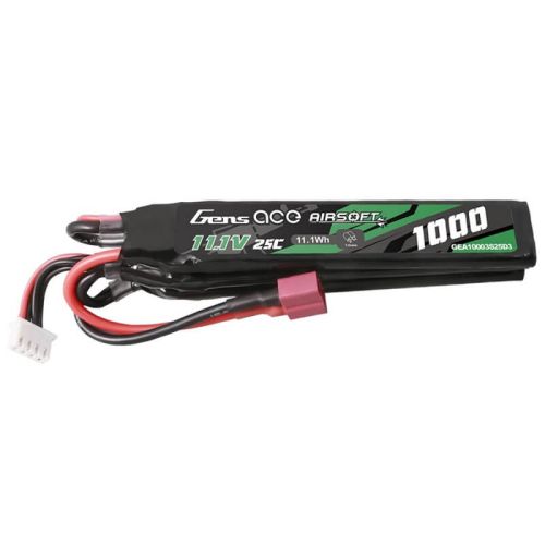 Lipo tripla Gens Ace 1000mah 11.1v 25c