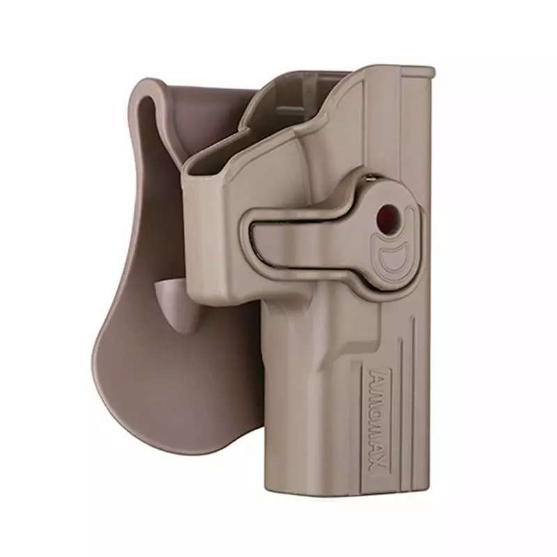 Coldre rígido glock AMOMAX ROT 360 DARK EARTH